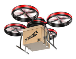 the-company-amazon drone for the customs broker in miami florida