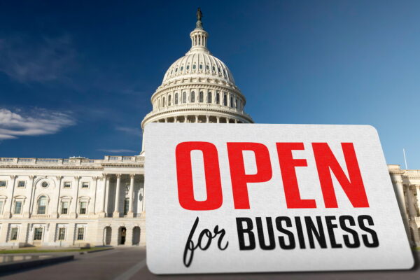 The government shutdown has ended after 43 days.