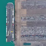 Vehiculos en el puerto de Miami