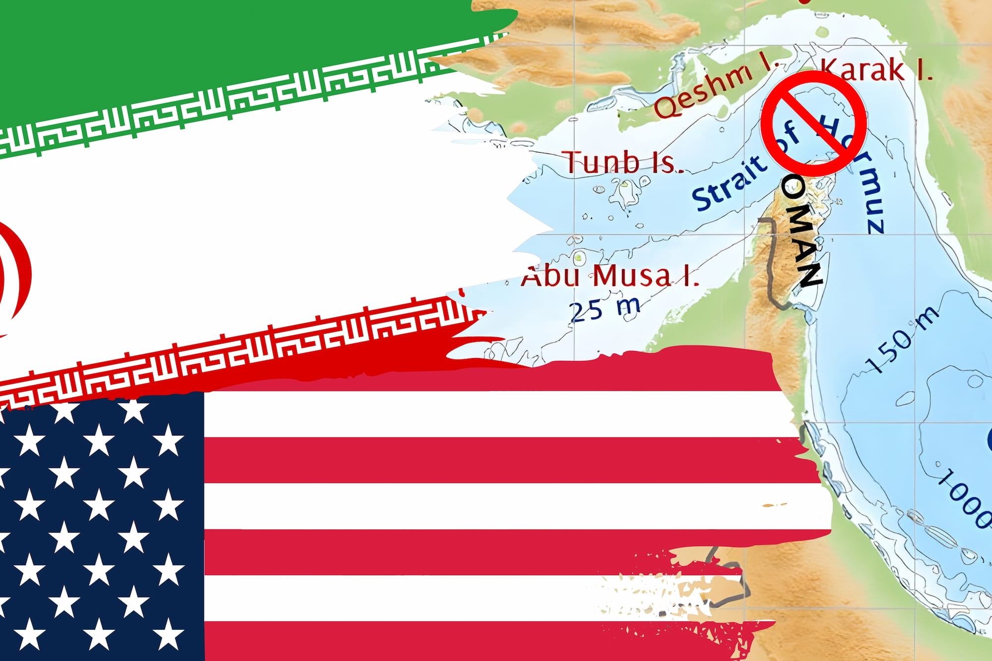 International shipping is feeling the affect as the Strait of Hormuz is still clogged.