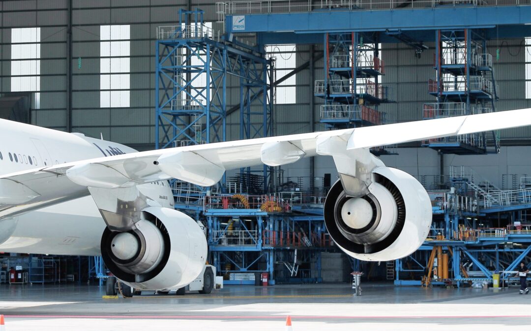Manufacturing of an airplane that will be used for air cargo shipping services.